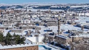 Diyarbakır Tarihi Karla Beyazlandı