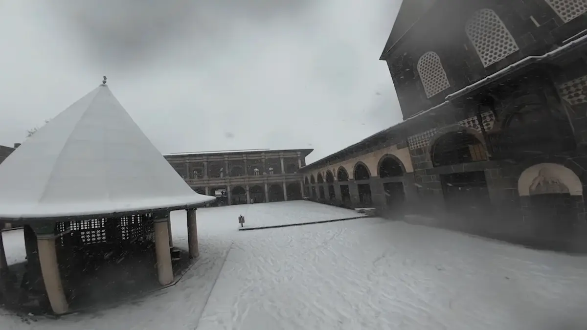 Diyarbakır’da Kar Manzaraları