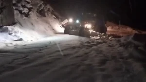 Diyarbakır’da Kar Yağışı Ambulansta Sorun Yarattı