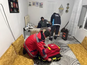 Diyarbakır’da Mahsur Hasta UMKE ile Kurtarıldı
