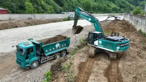 Doğu Karadeniz’de Taşkın Riskine Karşı Makineli Çalışma