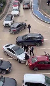 Düğün Konvoyunda Olaylı Anlar