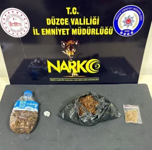 Düzce’de Uyuşturucu Operasyonu: 2 Tutuklama
