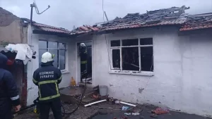 Edirne’de Ev Yangını