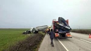 Edirne’de Kaza: 1 Ölü