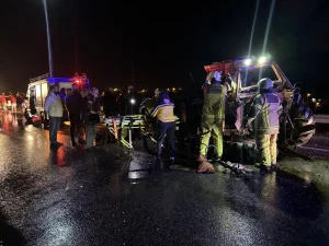 Edirne’de Tır-Traktör Çarpıştı