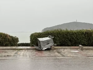 Eğirdir’de Kuvvetli Rüzgar ve Sağanak