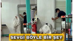 Endonezya’da namaz kılan eşinin serumunu tuttu