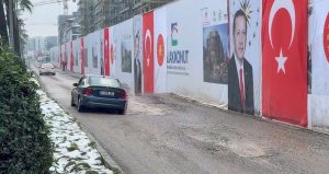 Erdoğan için yapılan yol 10 gün bile dayanamadı