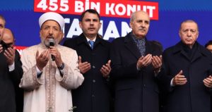 Erdoğan’ın katıldığı törende büyük skandal