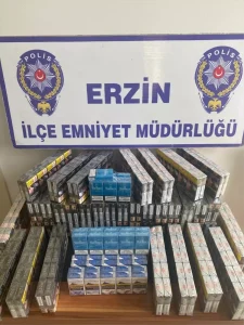 Erzin’de 510 Paket Kaçak Sigara Ele Geçirildi