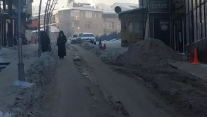 Erzurum’da Dondurucu Soğuklar