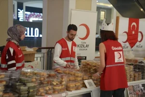 Erzurum’da Kermesle Filistin ve Sudan’a Destek