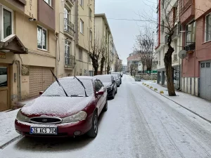 Eskişehir’de Kar Yağışı Etkili Oldu