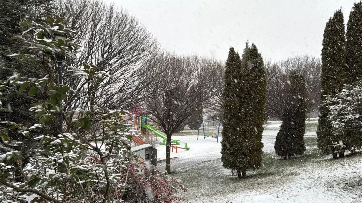 Eskişehir’de Kar Yağışı Etkili Oldu