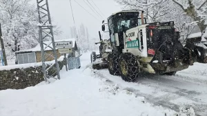 Feke’de Kar Temizleme Çalışmaları Devam Ediyor