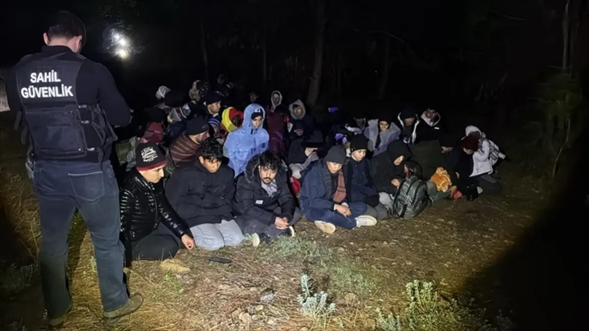 Fethiye’de 58 Düzensiz Göçmen Yakalandı