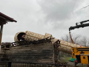 Fırtına Kocaeli’de Hasara Neden Oldu