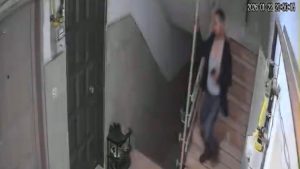 Gaziantep’te kezzapla dehşet: Şahsın kaçtığı anlar kamerada