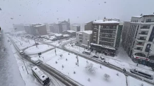 Hakkari’de Kar Yağışı Ulaşımı Engelledi