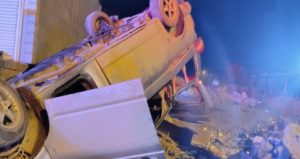 Iğdır’da otomobil şarampole devrildi: 2 yaralı