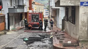 İlkadım’da Çatı Yangını