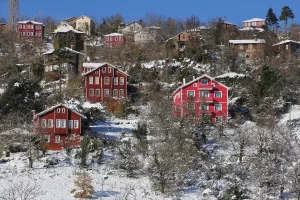 İnebolu’da Kar Manzarası