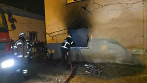 İnegöl’de 2 Katlı Evde Yangın