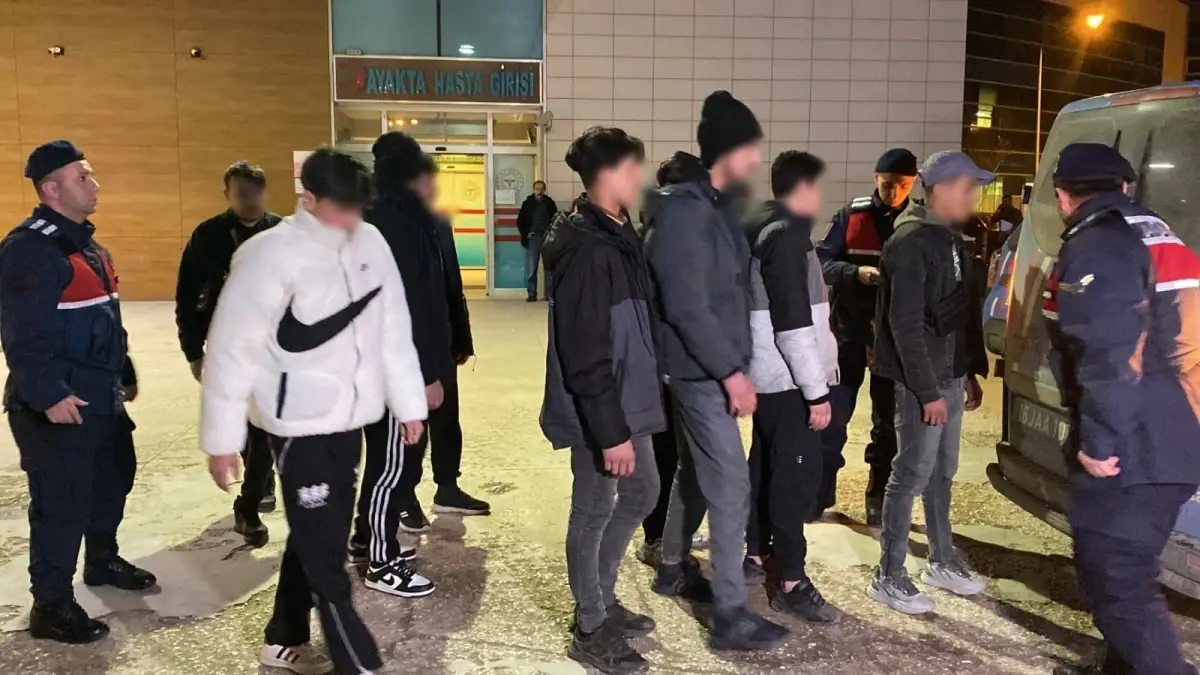 İnegöl’de 9 Kaçak Göçmen Yakalandı