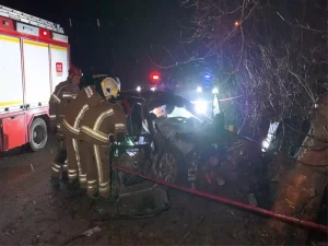 İnegöl’de Alkollü Sürücü Kazada İki Genç Hayatını Kaybetti