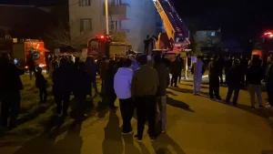 İnegöl’de Apartman Çatısında Yangın