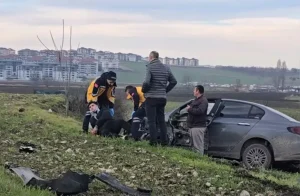 İnegöl’de Automobil Kazası: İki Yaralı