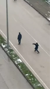 İnegöl’de Kar Topu Krizi