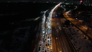 İstanbul’da akşam saatlerinde trafik yoğunluğu yüzde 85’e çıktı