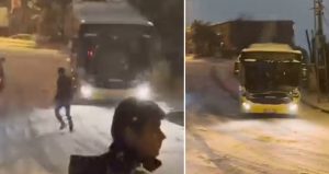 İstanbul’da korku dolu anlar! İETT otobüsü kaydı