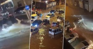 İzmir’de sağanak felaketi: Yollar göle döndü, araçlar sular altında kaldı