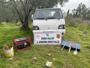 İznik’te Kaçak Kazı Operasyonu