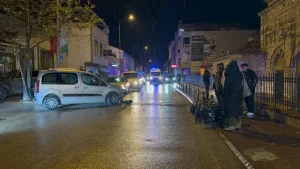 İznik’te Motosiklet-Otomobil Kazası