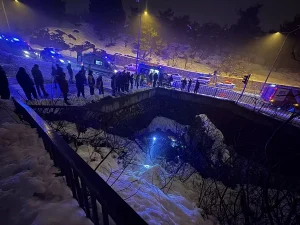 Kahramanmaraş’ta Köprüden Düşen Araçta 1 Ölü, 4 Yaralı