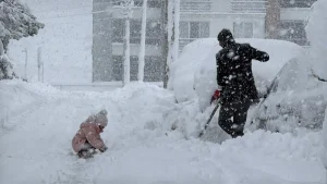 Karabük’te 60 cm Kar Yağdı