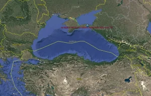 Karadeniz’de sürüklenen Türk gemisi karaya oturdu