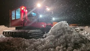 Karla Kaplı Köyde Acil Sağlık Kurtarma