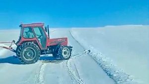 Kars’ta kar yağış etkisini sürdürüyor