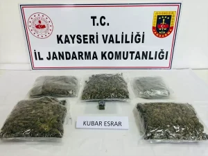 Kayseri’de 4.7 kg Esrar Ele Geçirildi