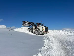 Kayseri’de Karla Mücadele Devam Ediyor