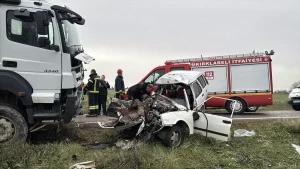 Kırklareli’nde Trafik Kazası: 1 Ölü, 1 Yaralı