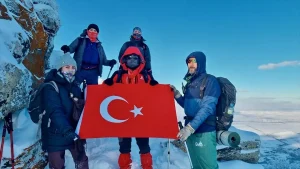 Kırşehir’de Dağcıların Yeni Yıl Tırmanışı