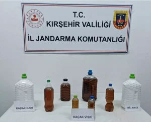Kırşehir’de Kaçak İçki Operasyonu