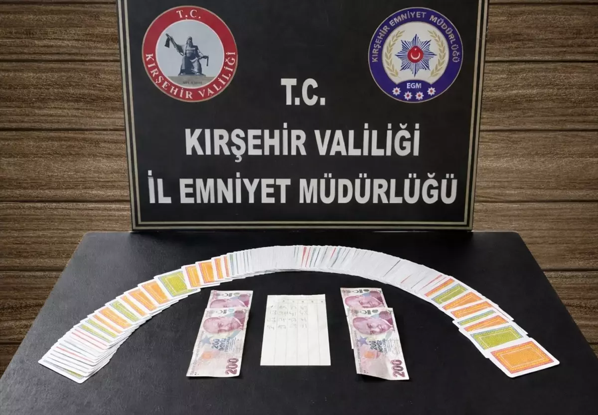 Kırşehir’de Kumar Oynayanlara Ceza