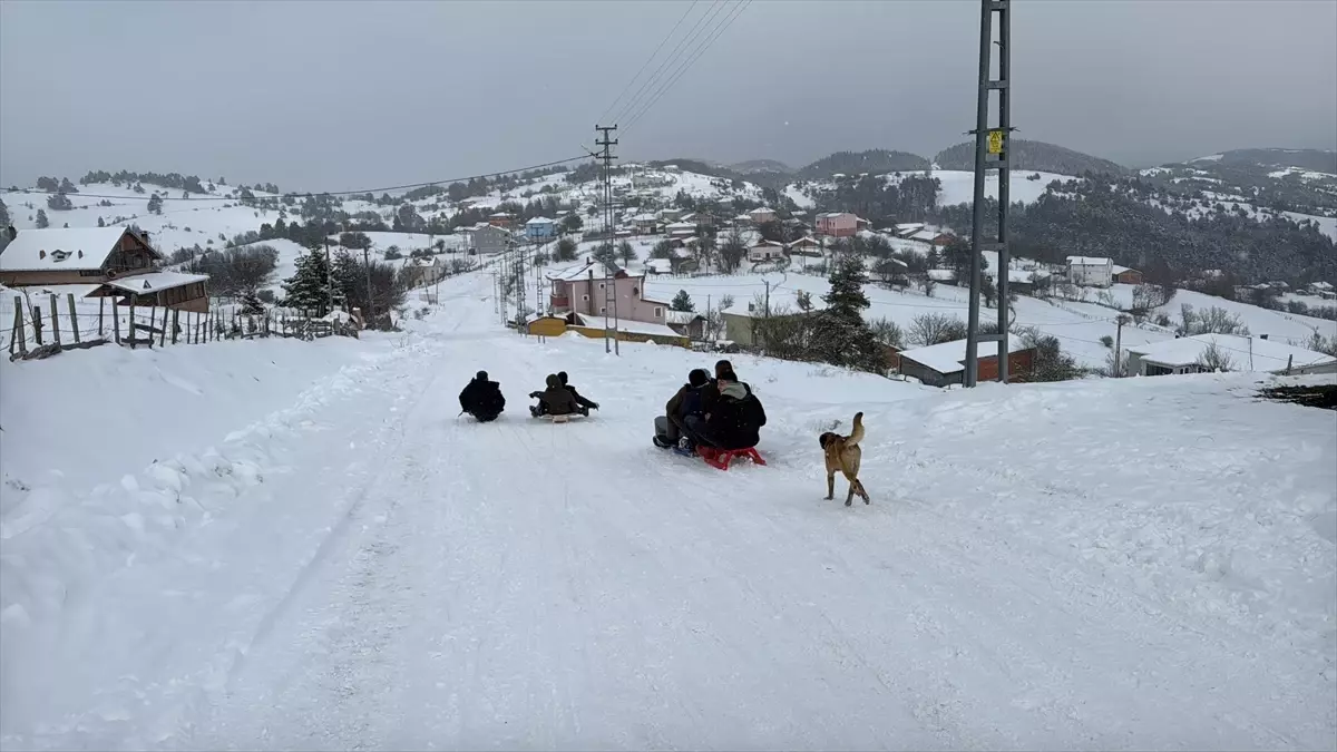 Kızlan Yaylası’nda Kar Keyfi
